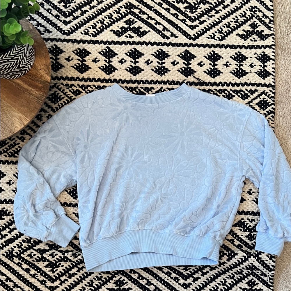 Old Navy Sky Blue Knit Top